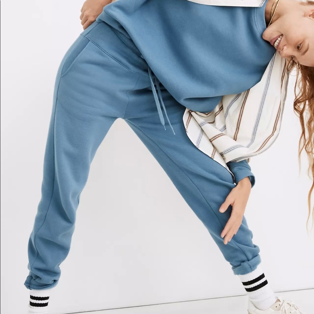 Madewell MWL betterterry sweatshirt sweatpants set